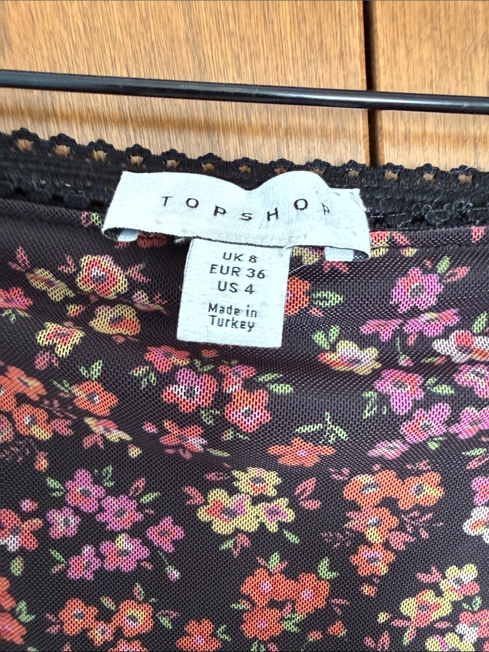Topshop Floral Midi Skirt - Picture 2 of 3